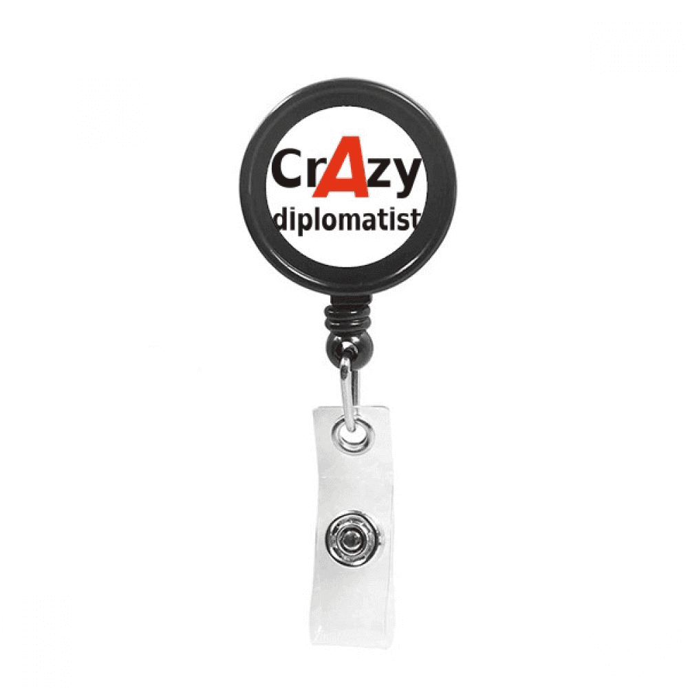 Brief Best Cool Diplomatist Occupation Retractable Keychain Badge Holder ID Badge