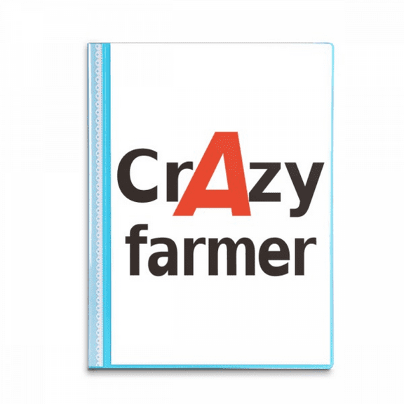 Brief Best Cool Farmer Husbandman Tiller Book Sheet Protectors Portfolio Binder Folder