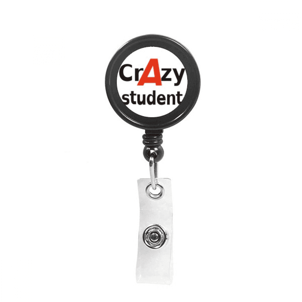 Brief Best Cool Student Pupil Scholastic Retractable Keychain Badge Holder ID Badge