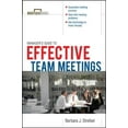 thumbnail image 1 of Pre-Owned The Manager's Guide to Effective Meetings (Paperback) 0071391347 9780071391344, 1 of 1