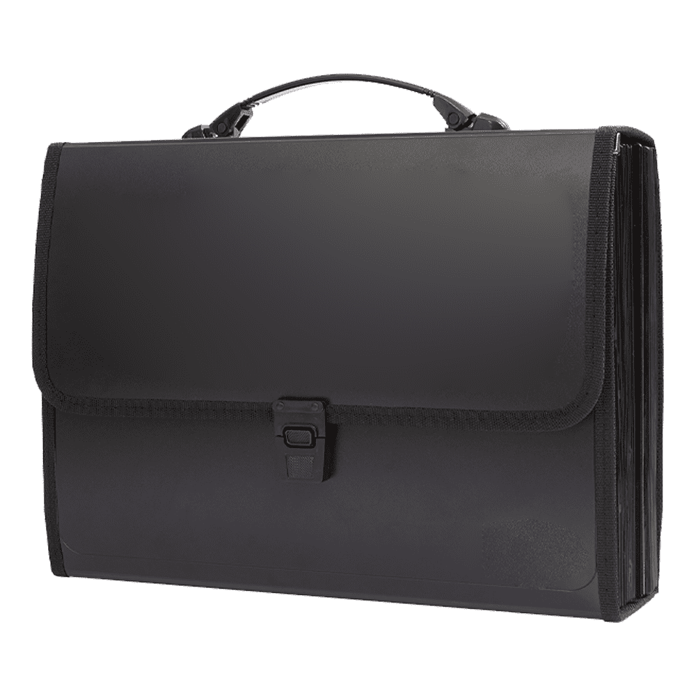 Black plastic briefcase sale