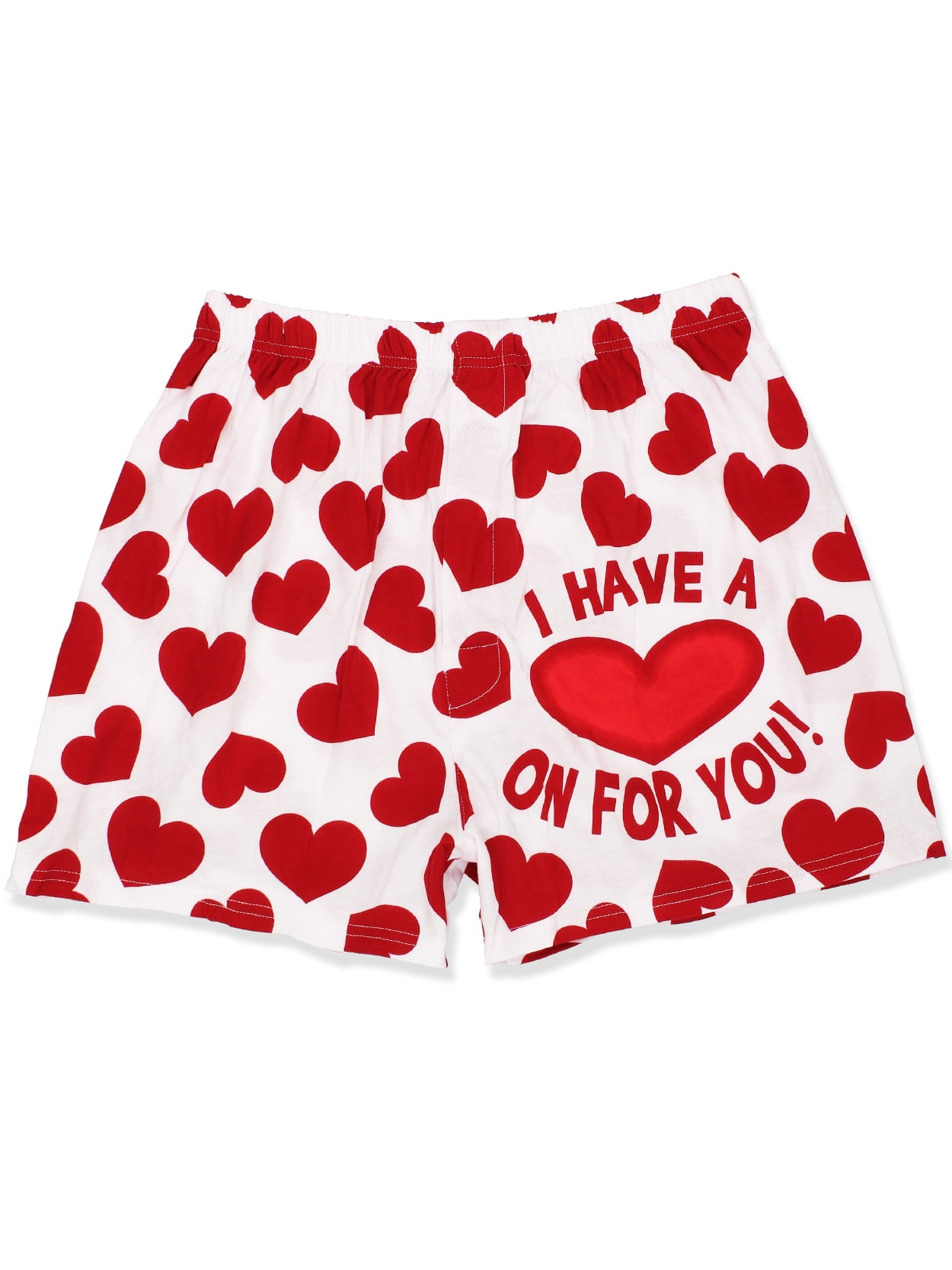 Briefly Stated 'I Have a Heart on for You' Men's Boxer Shorts Underwear ...