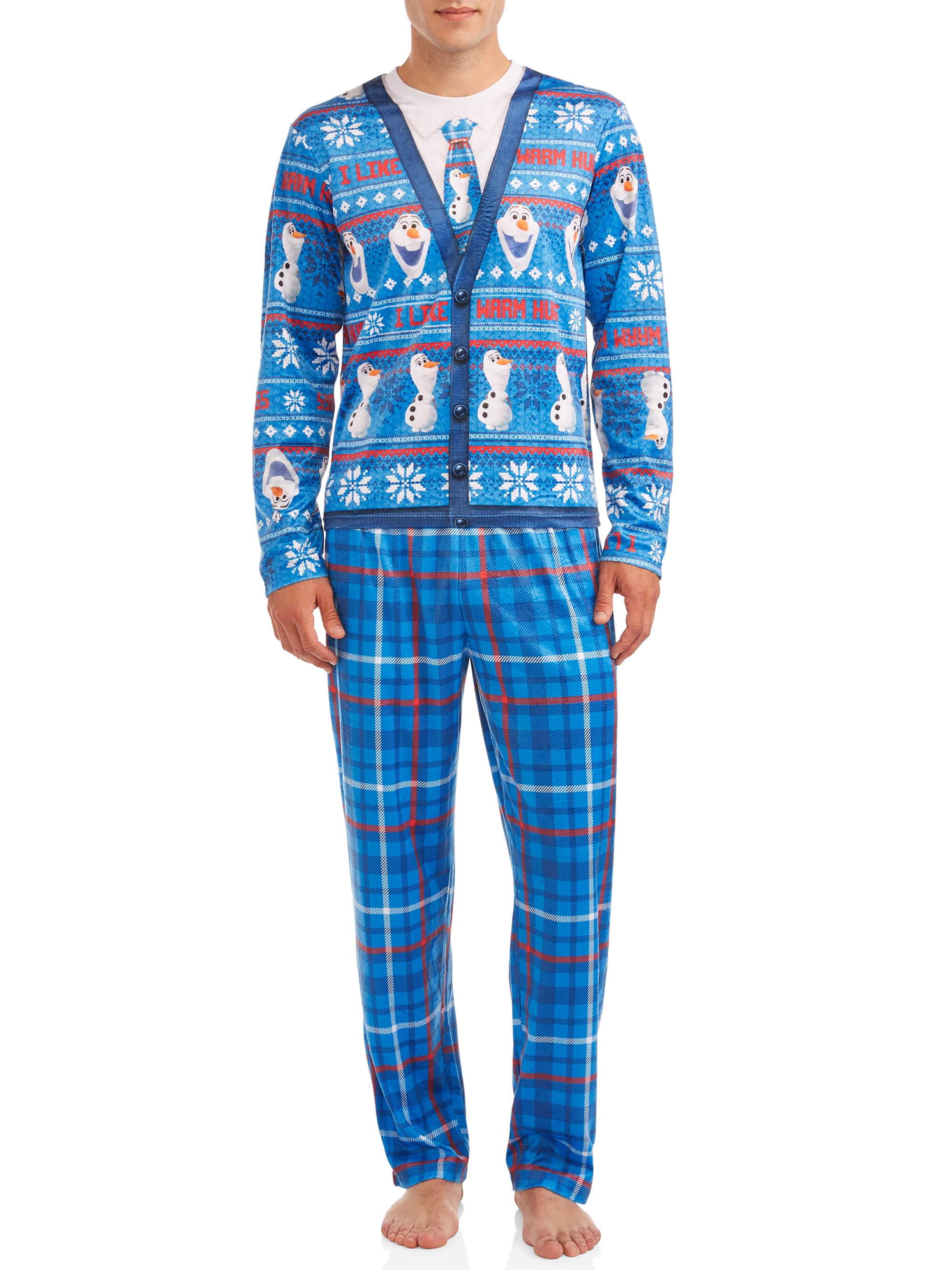 Men s Moose Cardigan Pajama Set Walmart