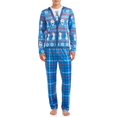 thumbnail image 1 of Briefly Stated Men's Licensed Cardigan Pajama Set, 1 of 3