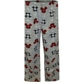 thumbnail image 1 of Briefly Stated Mens Disney Mickey Mouse Plaid Ears Holiday Big and Tall Lounge Pants (4X), 1 of 1