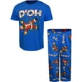 thumbnail image 1 of Briefly Stated Mens Homer Simpson Tangled In Lights Christmas Pajamas (Medium), 1 of 2