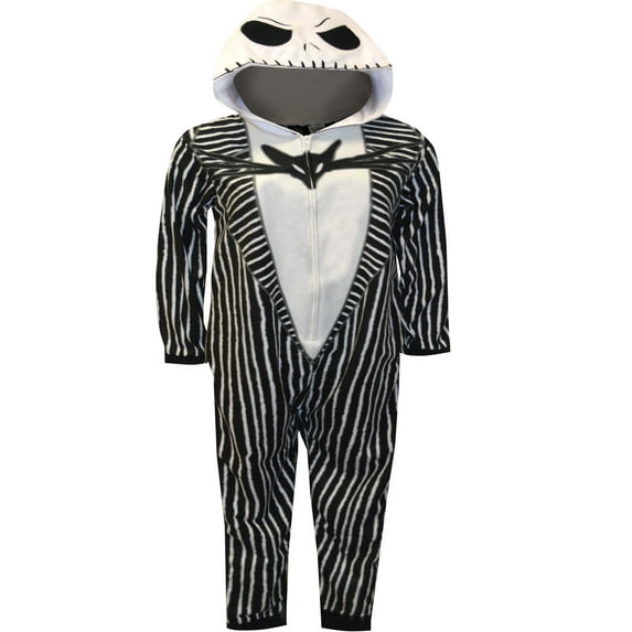 Briefly Stated Mens Nightmare Before Christmas Jack Skellington Onesie Pajama