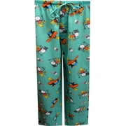 Briefly Stated Mens Simpsons Homer and Bart Rock Out Performance Fabric Lounge Pants (Small)