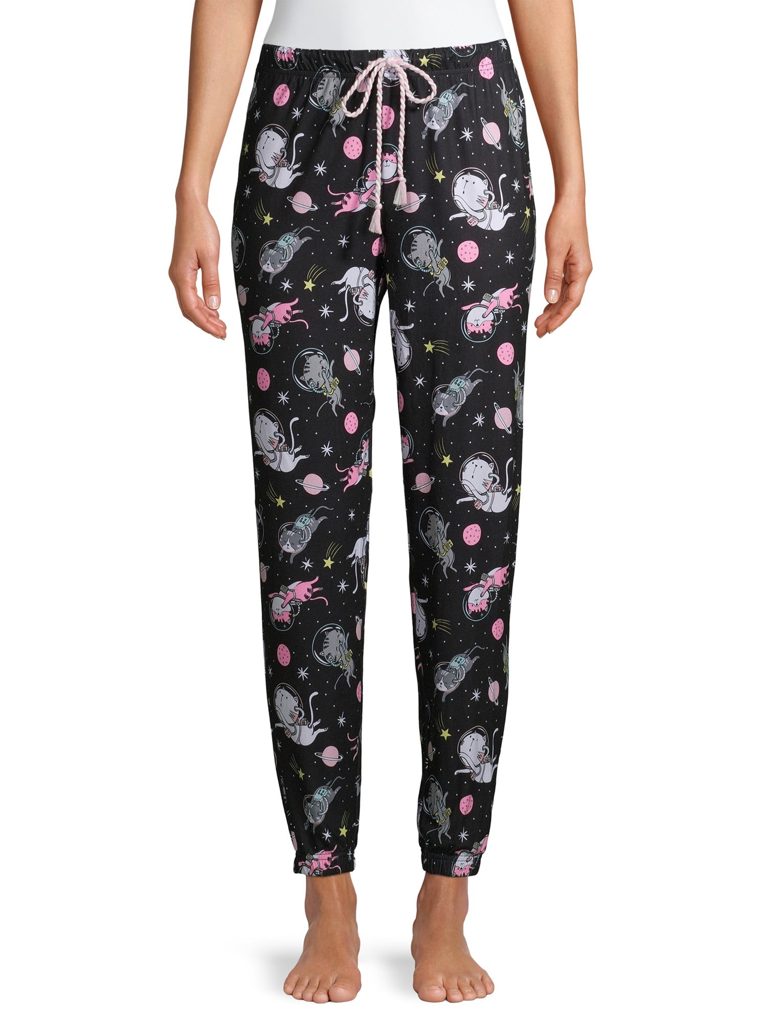 Briefly Stated Women's Astro Cat Sleep Joggers