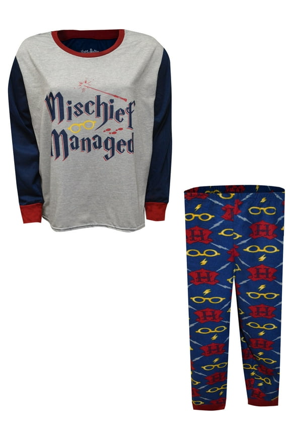 Womens Harry Potter Mischief Managed Ladies Pajama