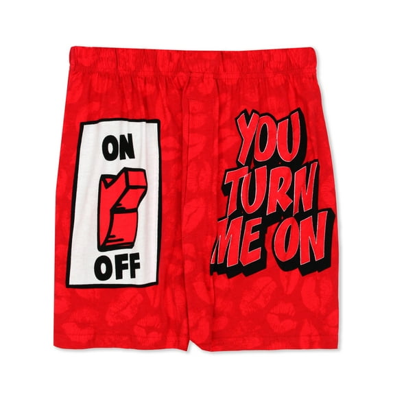 Briefly Stated You Turn Me On Men's Male Adult Boxer Shorts 17GE115MBX