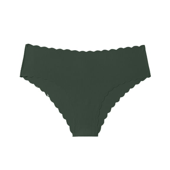 uublik Briefs for Women High Waist Breathable Briefs Soft Underpants Ladies Stretch Panties Underwear Women Seamless Army Green