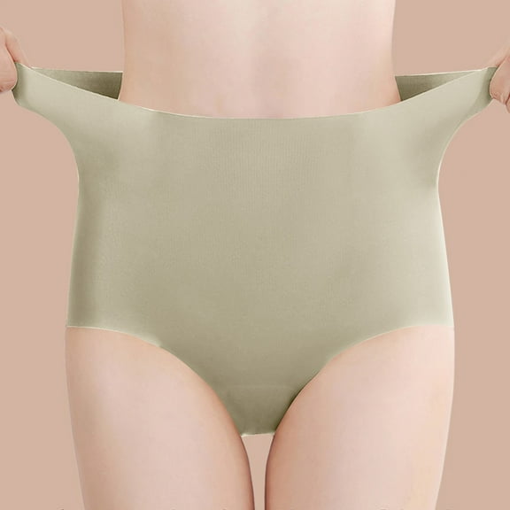 uublik Briefs for Women Soft Underwear Super Stretchy Briefs Full Coverage Panties Lace Underwear Army Green