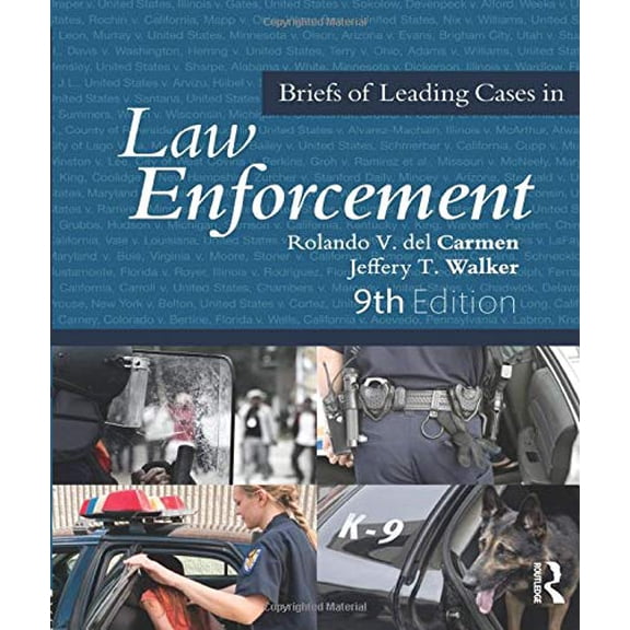 Pre-Owned Briefs of Leading Cases in Law Enforcement (Paperback)