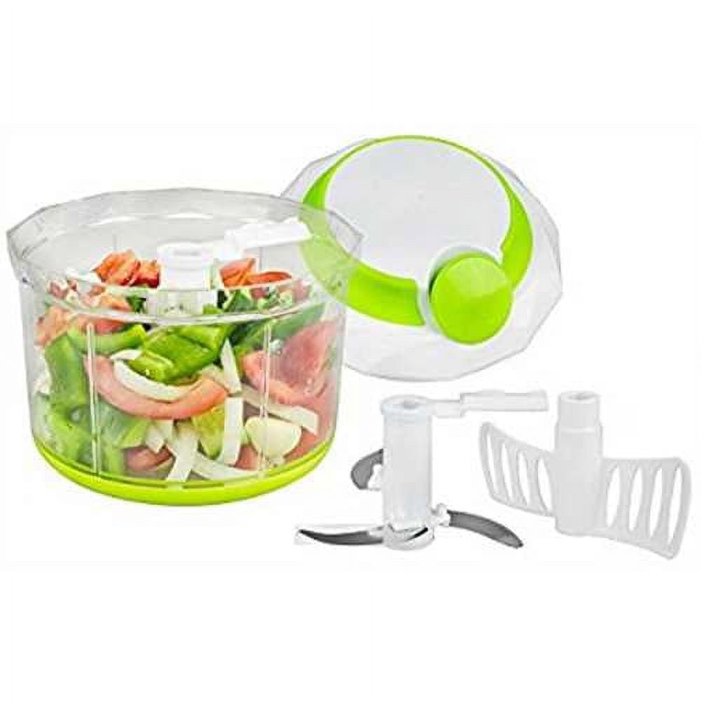 Brieftons QuickPull Manual Food Chopper: Large 4-Cup Powerful Hand Pull  Chopper/Mincer/Mixer Blender to Chop Onion, Garlic, Vegetables, Fruits,  Herbs