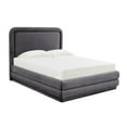 thumbnail image 1 of TOV Furniture Briella Velvet Upholstered Platform Bed, 1 of 4