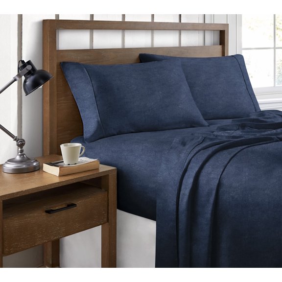 Brielle 100% Organic Cotton Heather Printed Sheets Collection