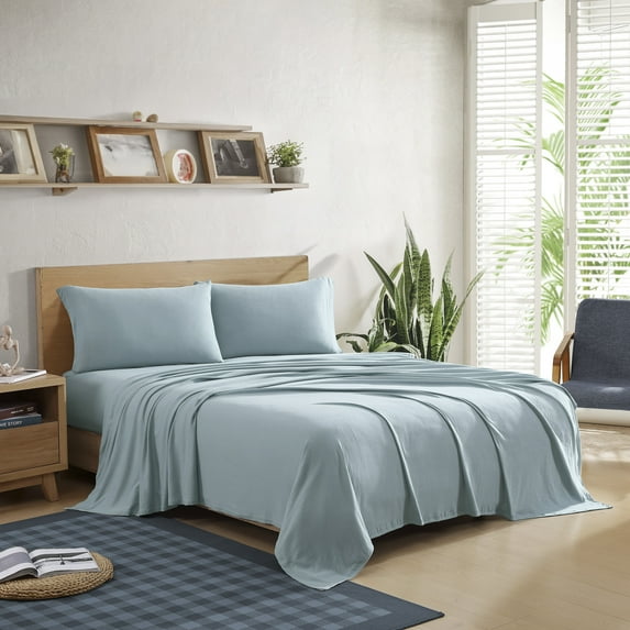 Brielle Home 100% Cotton Knit Jersey Sheets Collection