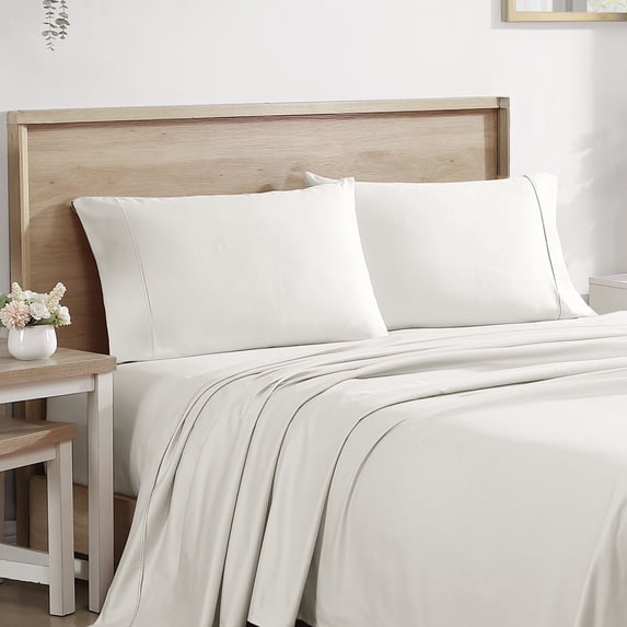 Brielle Home 400 Thread Count 100% Cotton Sateen Sheet Set