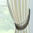 thumbnail image 1 of Brielle Home  Braided Rope Window Curtain Tieback Brown, 1 of 4
