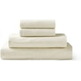 thumbnail image 1 of Brielle Home Flannel Sheet Set 100% Cotton with Elastic Deep Pockets, California King, Cream, 1 of 3