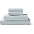 thumbnail image 1 of Brielle Home Flannel Sheet Set 100% Cotton with Elastic Deep Pockets, Full, Ballad Blue, 1 of 3