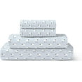 thumbnail image 1 of Brielle Home Flannel Sheet Set 100% Cotton with Elastic Deep Pockets, Queen, Sheep Light Blue, 1 of 3