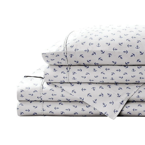 Brielle Home Printed Percale Sheet Set