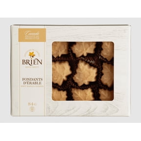 Brien Maple Soft Candy, Maple Sugar Leaf Candy, Vegan Contains No Milk, Made With Grade A Pure Maple Syrup 12 Pieces, Pack of 1