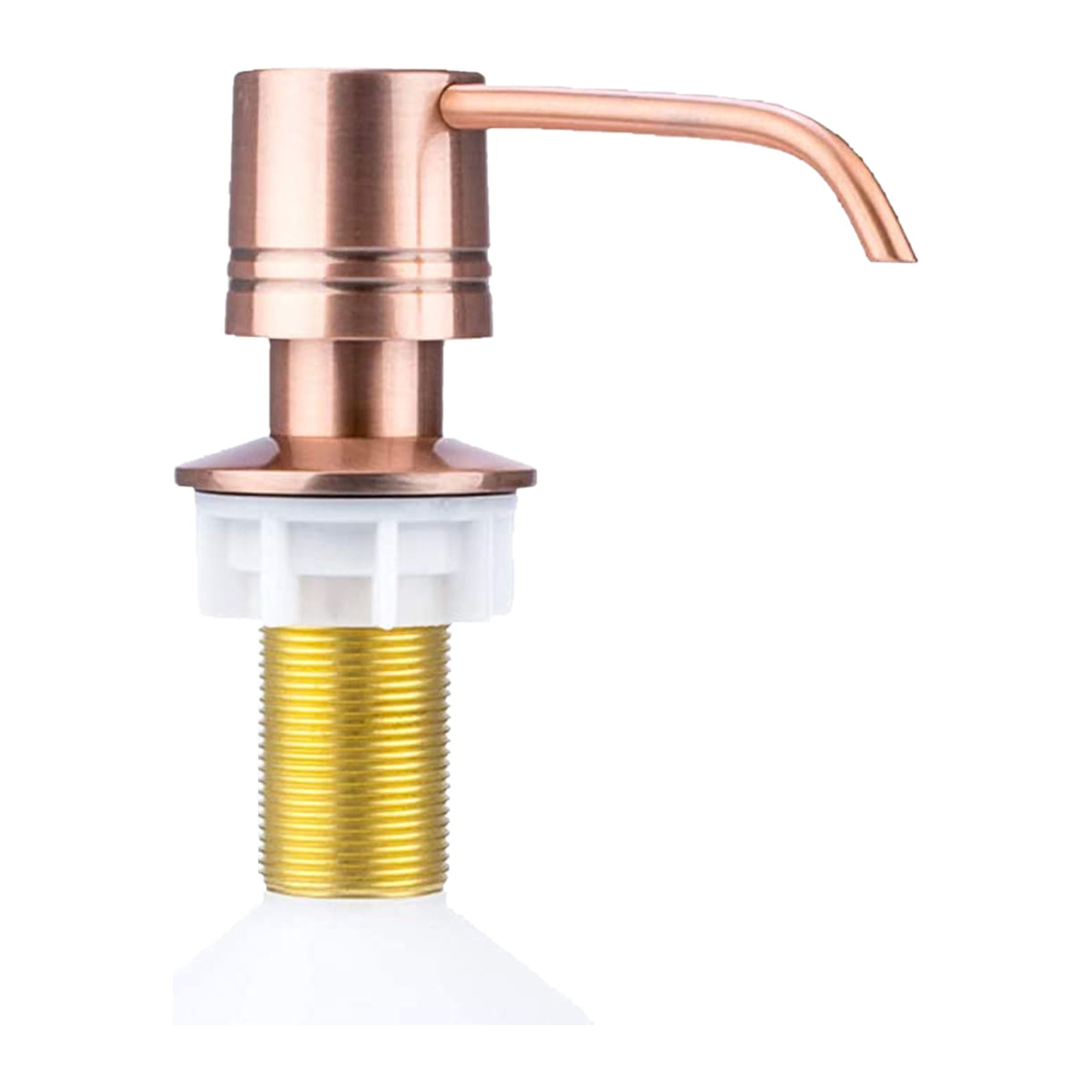 Antique Copper Deck-Mounted Metal Soap Dispenser