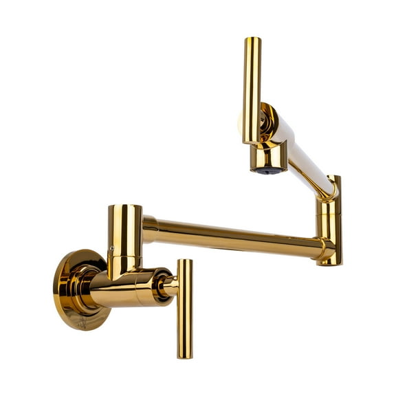 Brienza by Italia Modern Pot Filler Faucet - Gold Finish
