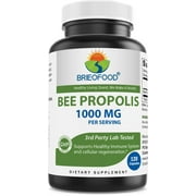 Brieofood Bee Propolis 1000mg per Serving - 120 Capsules