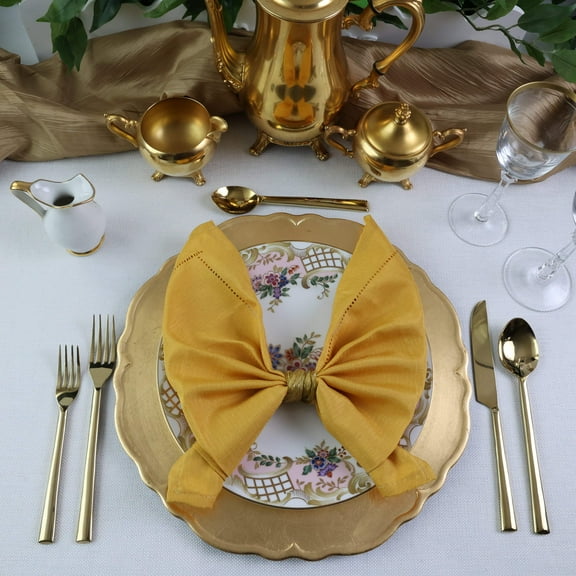 Brier Gold PVD 5 Pc. Flatware Set