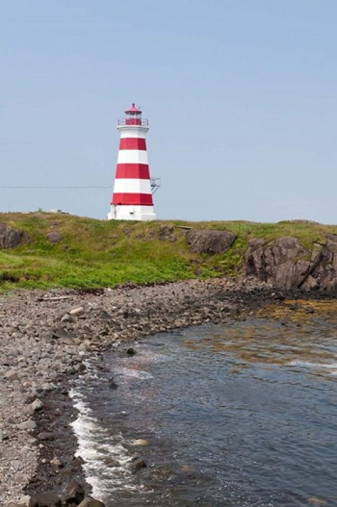 Brier Island Lighthouse Canada Canvas Art - Michael DeFreitas DanitaDelimont (18 x 26)
