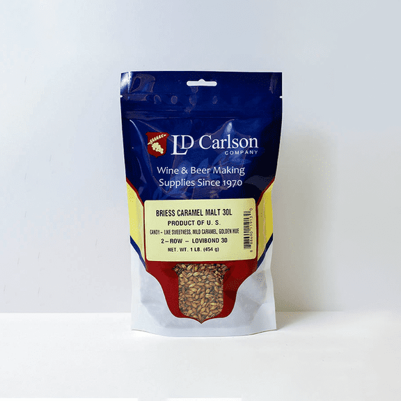 Briess 2-Row Caramel Malt 30 Lovibond 1 LB