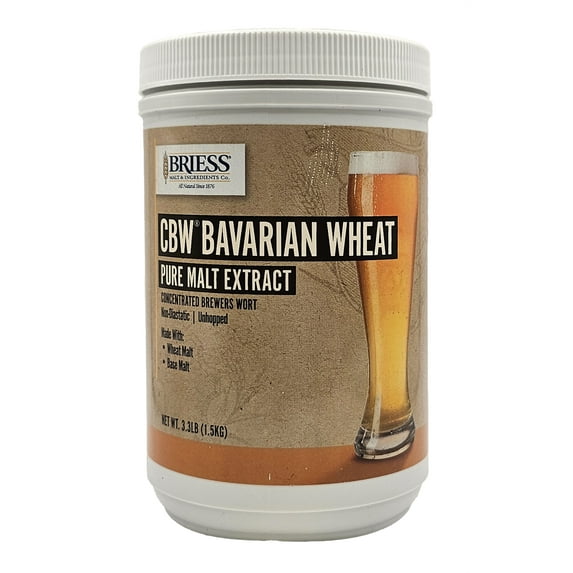 Briess Bavarian Wheat Malt Extract, 3.3 lb.