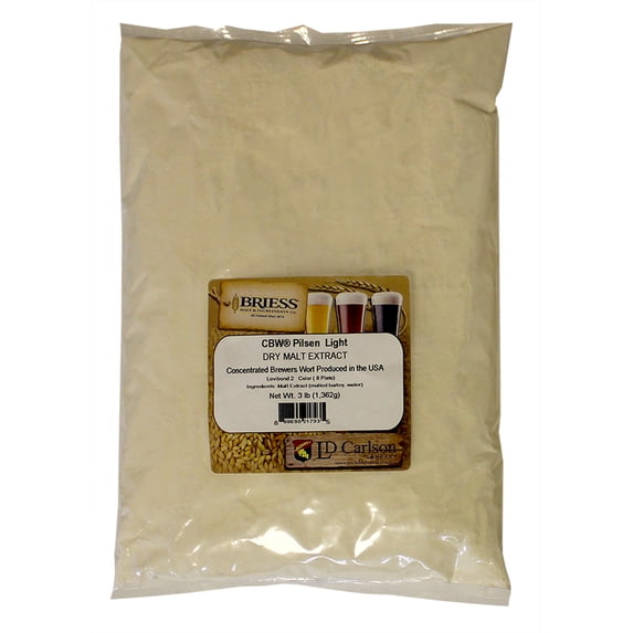 Briess Dried Malt Extract - 3 lb (Pilsen Light)