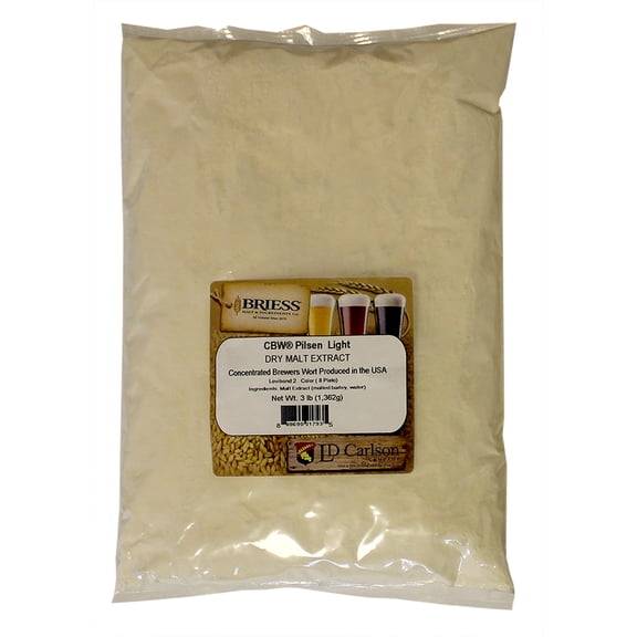 Briess Dried Malt Extract - 3 lb (Pilsen Light)