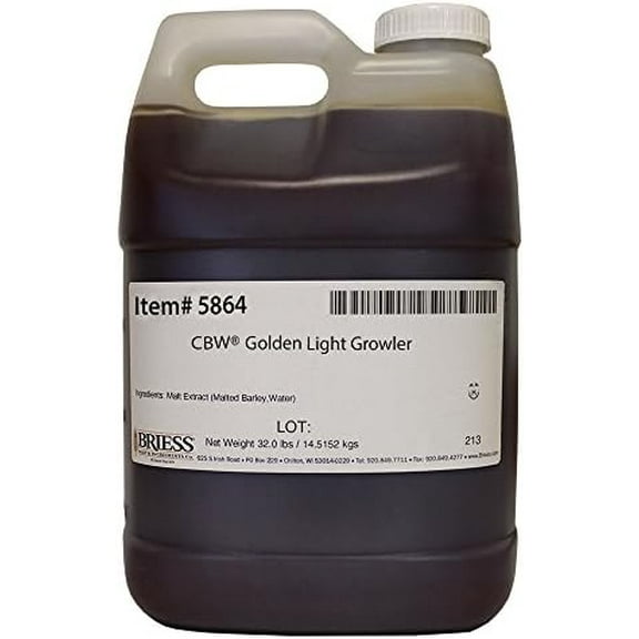 Briess Golden Light Liquid Malt Extract Growler 32 lbs.$$Home Decor, Kitchen, & Other