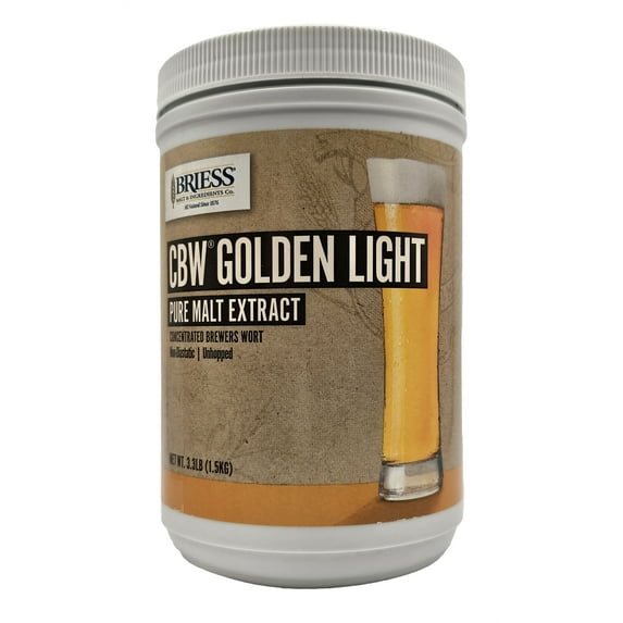 Briess Liquid Malt Extract Golden Light for Homebrew