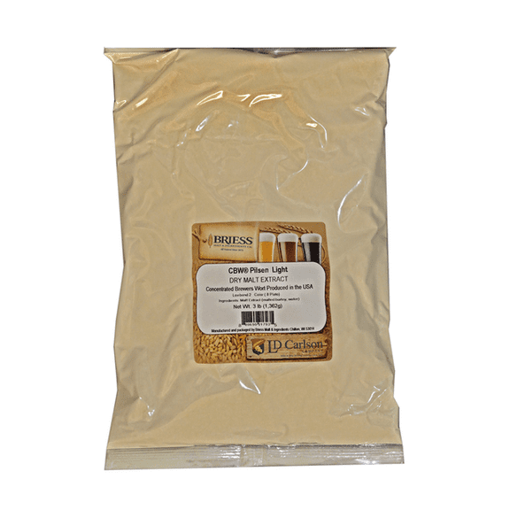 Briess Pilsen Light Dry Malt Extract 3 Lb