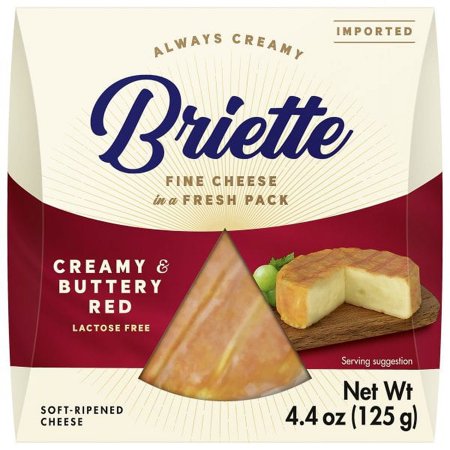 Briette Cheese Brie Creamy Buttry 4.4 Oz - Pack Of 10