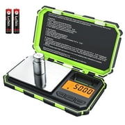 Brifit Digital Pocket Scale, 200g /0.01g Mini Scale, Electronic Scale 50g calibration weight 6 Units LCD Backlit Display Tare Function Scale for Jewelry Medicine Herb