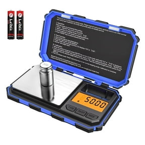 Brifit Digital Pocket Scale, 200g /0.03g Mini Scale Electronic Scale 50g calibration weight LCD Backlit Display Tare Function Scale for Food Kitchen Jewelry Medicine Herb