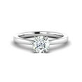 thumbnail image 1 of Brig Jewel 1.5 Ct Moissanite Wedding Engagement Ring for Women - 14K White Gold Plated - Elegant Round Cut with Prong Setting - Perfect Gift for Proposals, Anniversaries, or Birthdays, 1 of 4