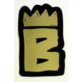 thumbnail image 1 of Brigada Skateboard Shades Sticker Decal 2 x 4in Gold, 1 of 1