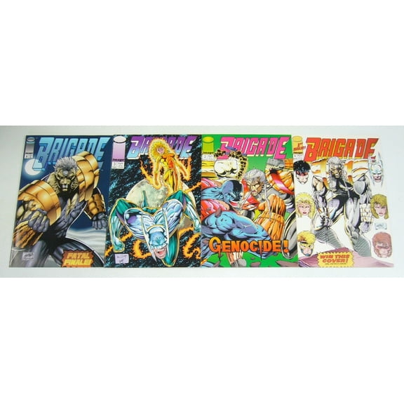 Brigade #1-4 VF/NM complete series ; Image (4cards)