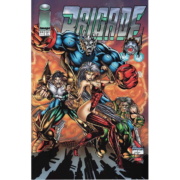 Brigade #20A VF ; Image Comic Book