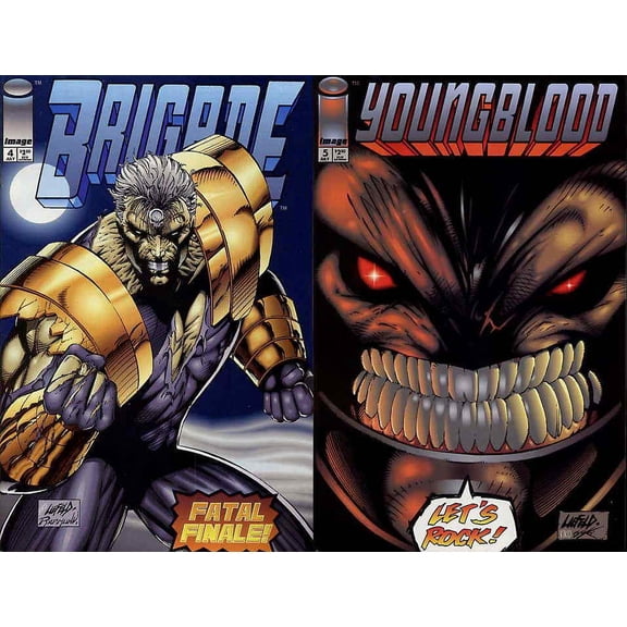 Brigade (Mini-Series) #4 VF ; Image Comic Book