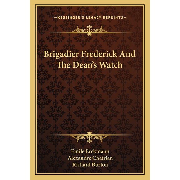 Brigadier Frederick And The Dean's Watch (Paperback)